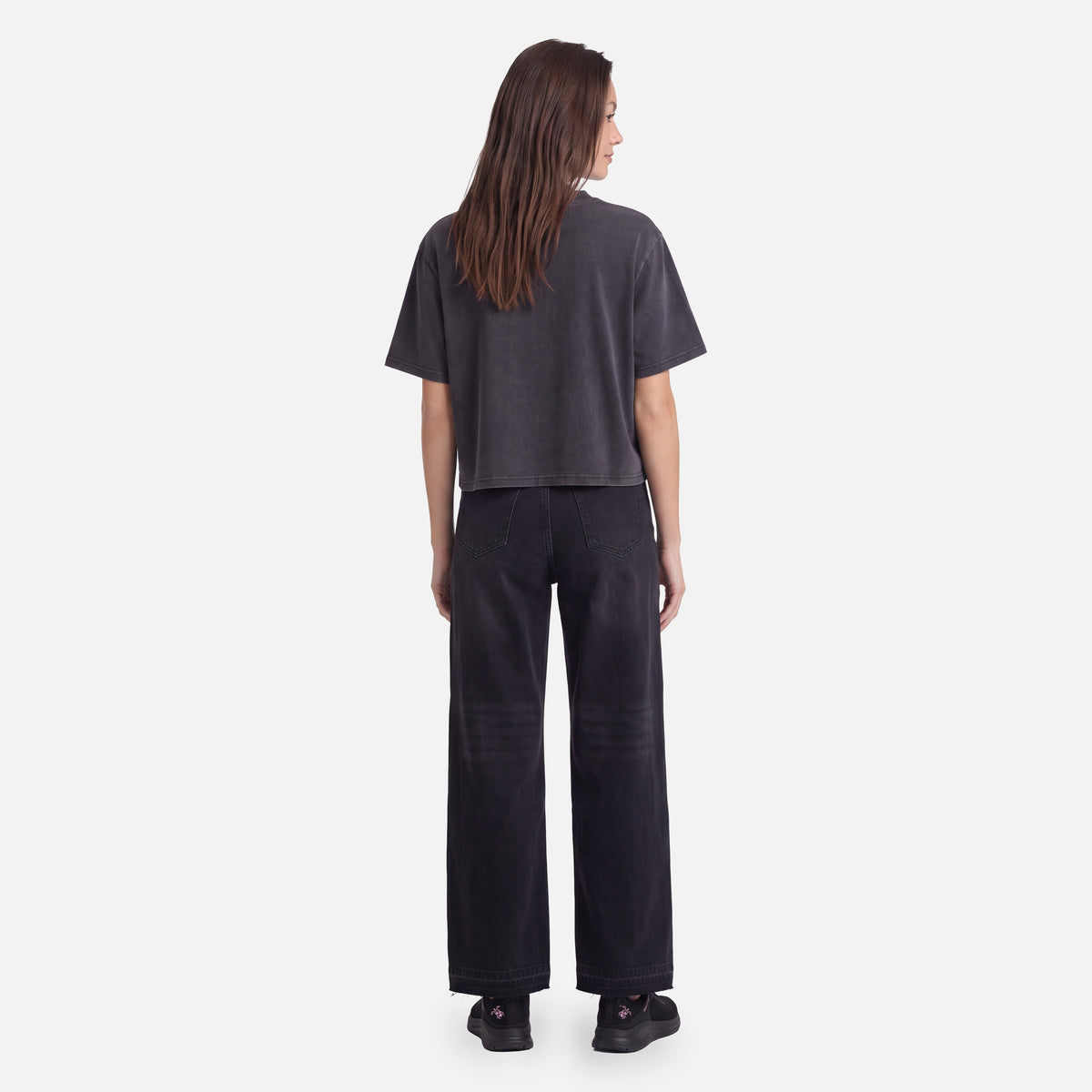 Polera Mujer Sin Prisa Gris Oscuro Haka Honu