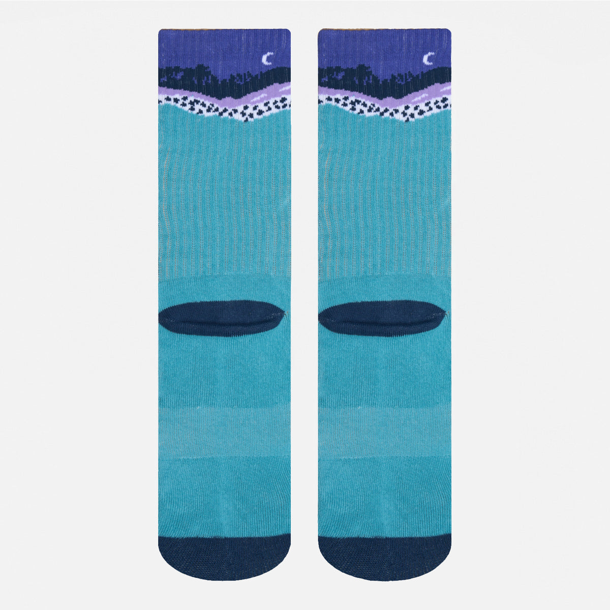 Calcetines Mujer Las Tres Puntas Pack Largo Azul / Celeste / Burdeo Haka Honu