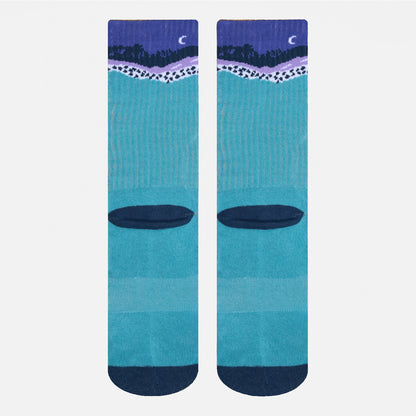 Calcetines Mujer Las Tres Puntas Pack Largo Azul / Celeste / Burdeo Haka Honu