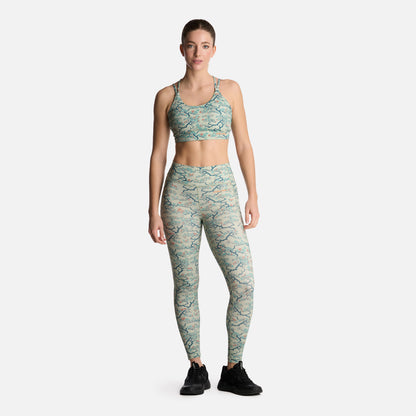 Peto Mujer Copihue Print Menta Haka Honu