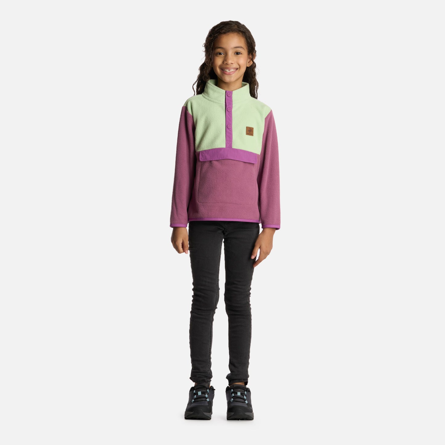 Polerón Niña Tokerau Poki Morado Oscuro Haka Honu