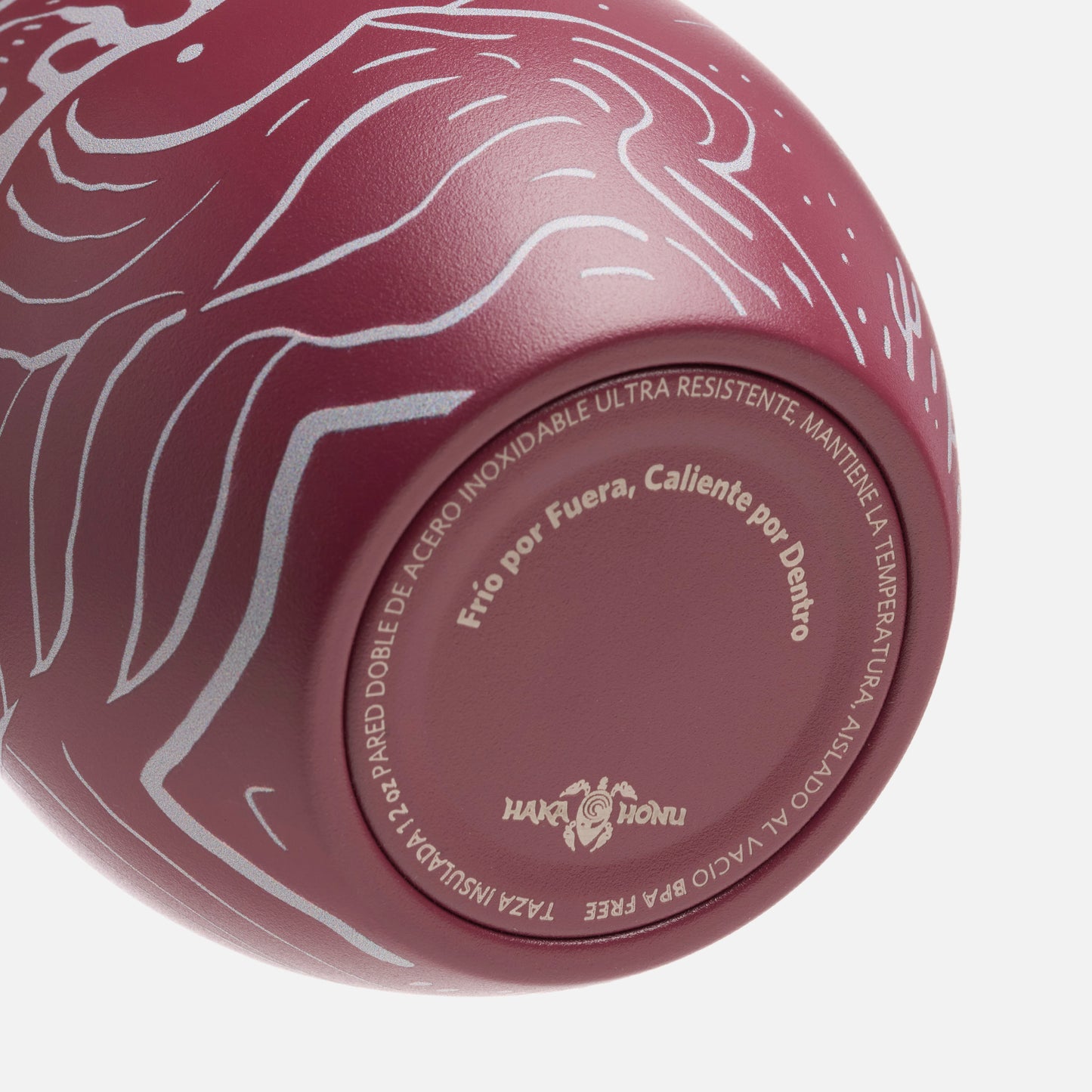 Tazón El Taza 350ML Burdeo Haka Honu