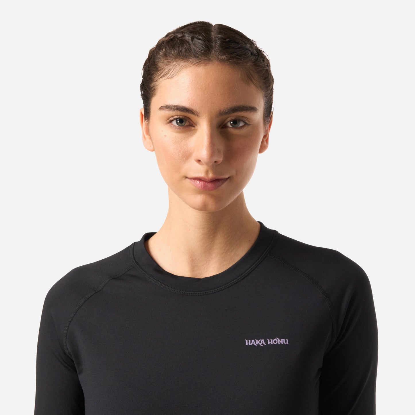 Primera Capa Mujer Huemul Top Negro Haka Honu