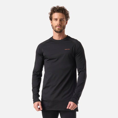 Primera Capa Hombre Huemul Top Negro Haka Honu