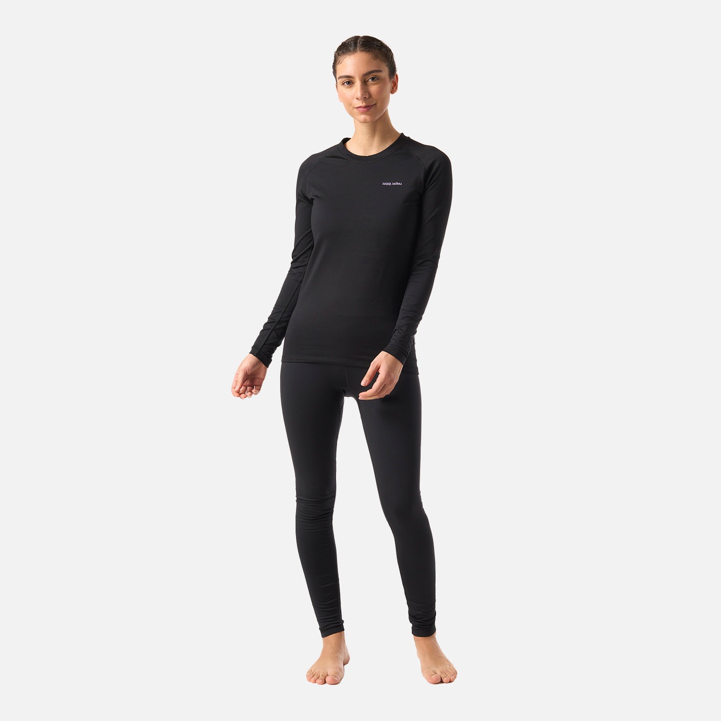 Primera Capa Mujer Huemul Bottom Negro Haka Honu