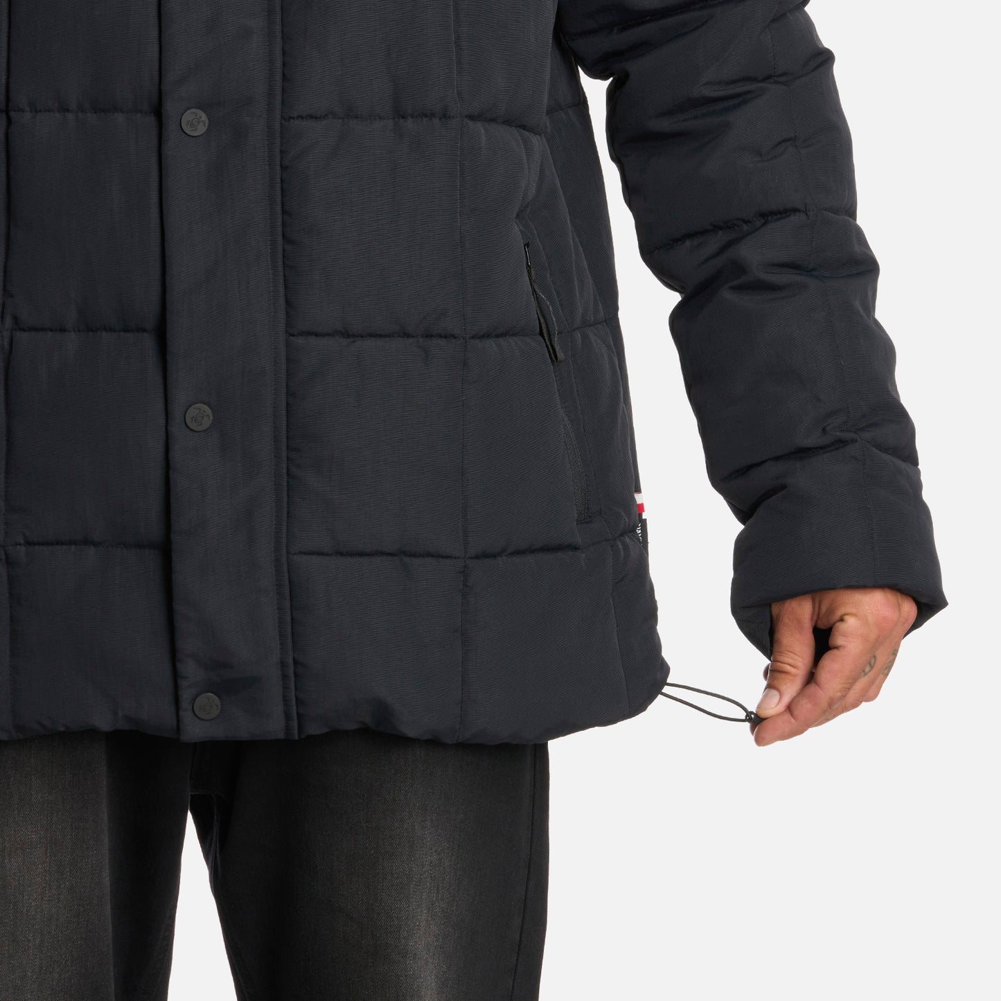 Chaqueta Hombre Aislado Negro Haka Honu