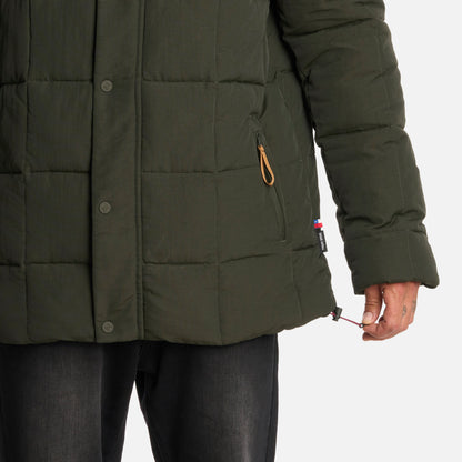 Chaqueta Hombre Aislado Verde Militar Haka Honu