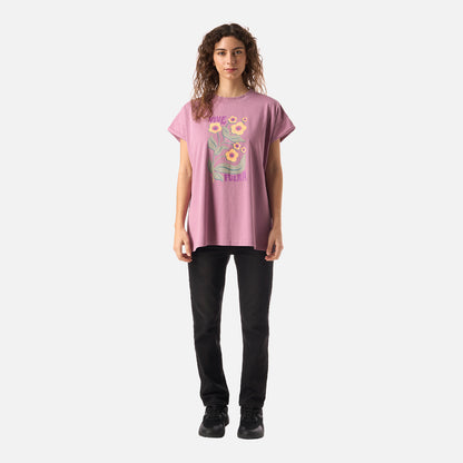 Polera Mujer Garza Lila Haka Honu