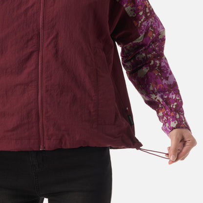 Chaqueta Mujer Hija Del Viento Burdeo Haka Honu