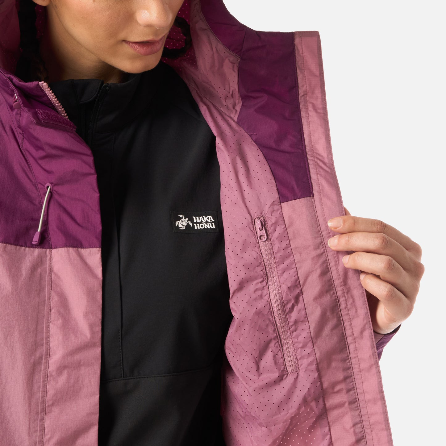 Chaqueta Mujer Petricor Purpura Haka Honu