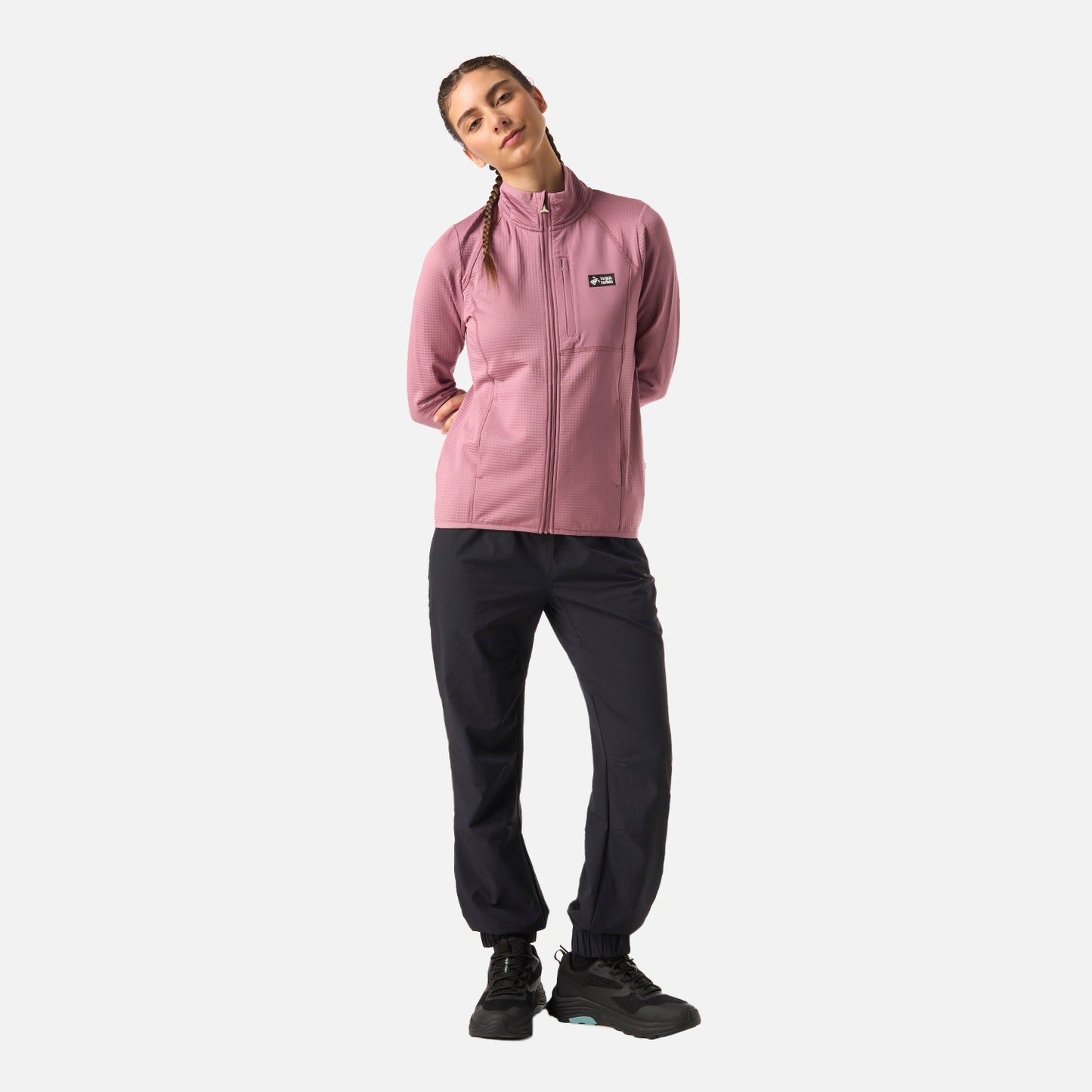 Polerón Mujer Taina Full Zip Lila Haka Honu