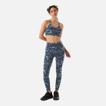 Peto Mujer Copihue Print Petroleo Haka Honu