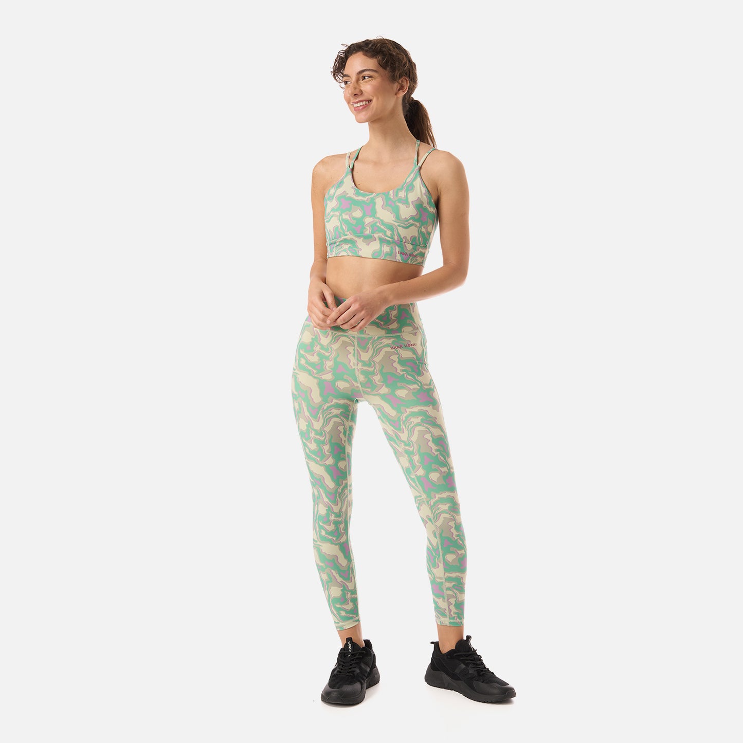 Peto Mujer Copihue Print Menta Haka Honu