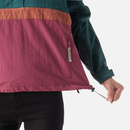 Chaqueta Mujer Hija Del Viento 14 Zip Petroleo Haka Honu