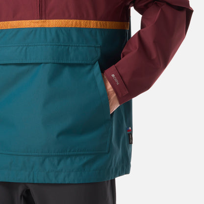 Chaqueta Hombre Viento Norte 14 Zip Burdeo Haka Honu