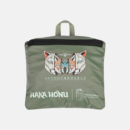 Mochila Peso Pluma 25L Verde Militar  Haka Honu