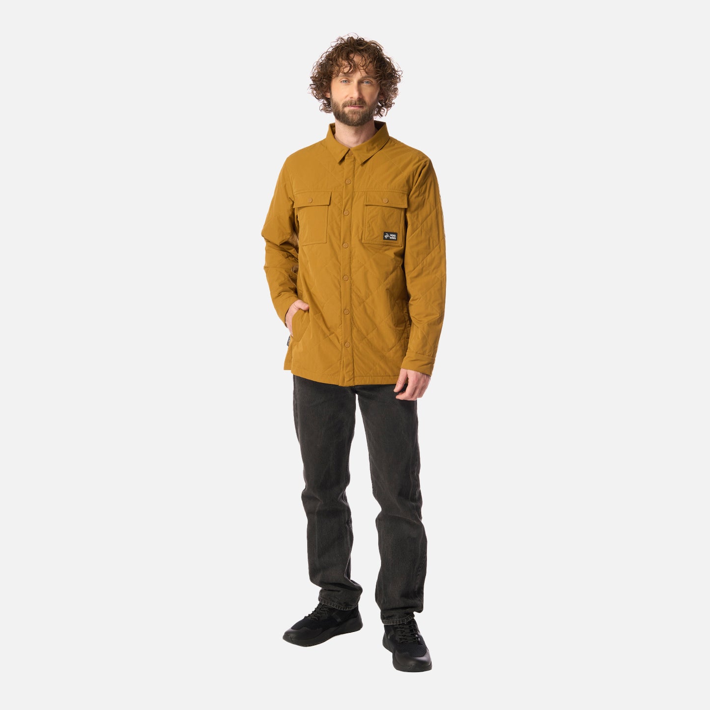 Camisa Hombre Fogata Mostaza Oscuro Haka Honu