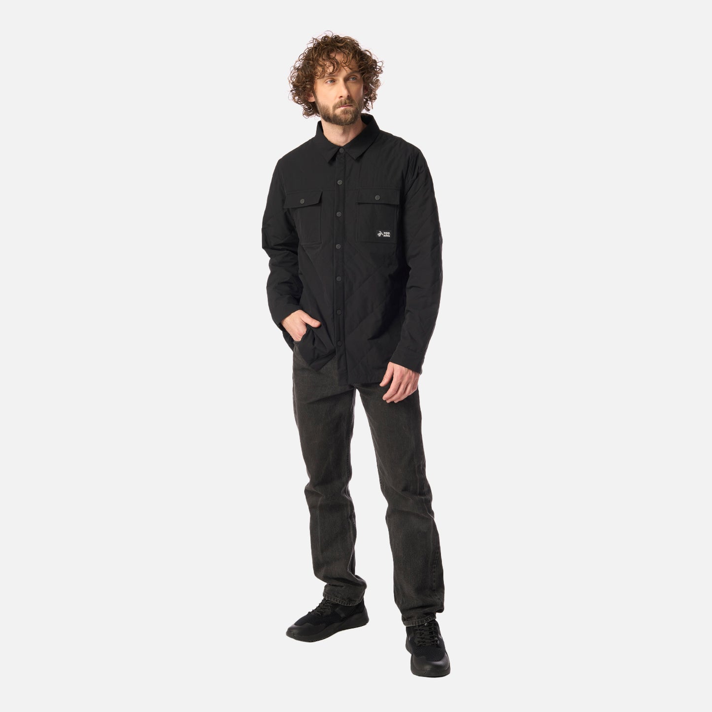 Camisa Hombre Fogata Negro Haka Honu