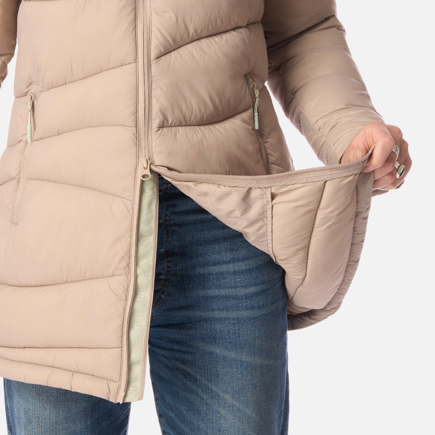 Chaqueta Mujer Pala Negra Taupe Haka Honu