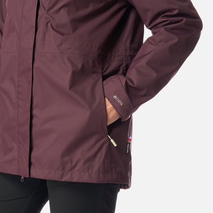 Chaqueta Mujer Corteza Burdeo Haka Honu