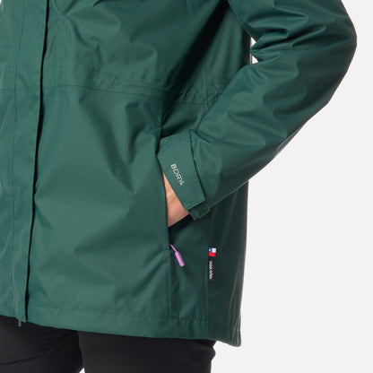 Chaqueta Mujer Corteza Esmeralda Haka Honu