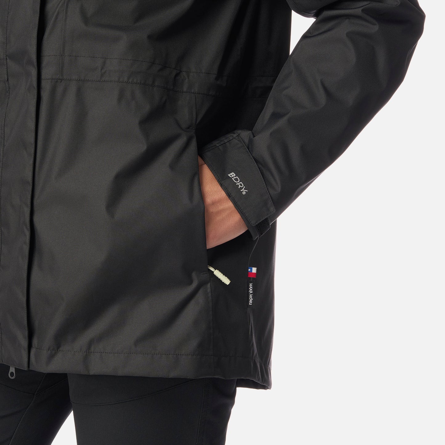 Chaqueta Mujer Corteza Negro Haka Honu
