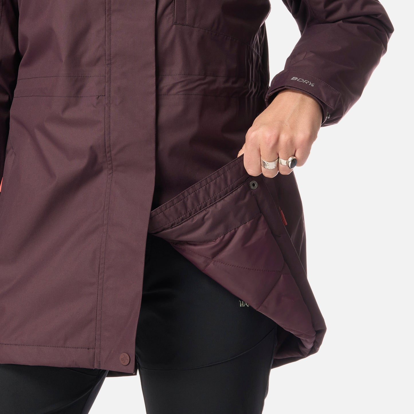 Chaqueta Mujer Terranova Burdeo Haka Honu