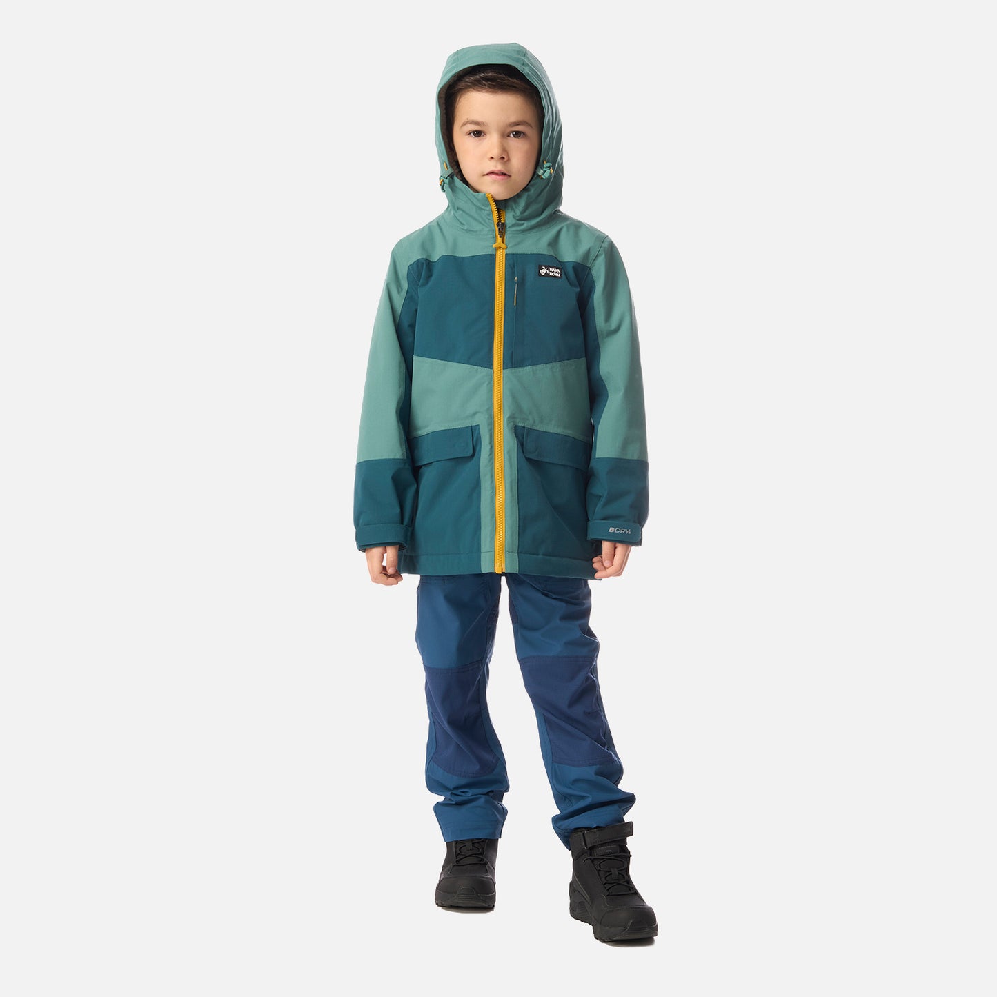 Chaqueta Niño Mini Diluvio Turquesa Haka Honu