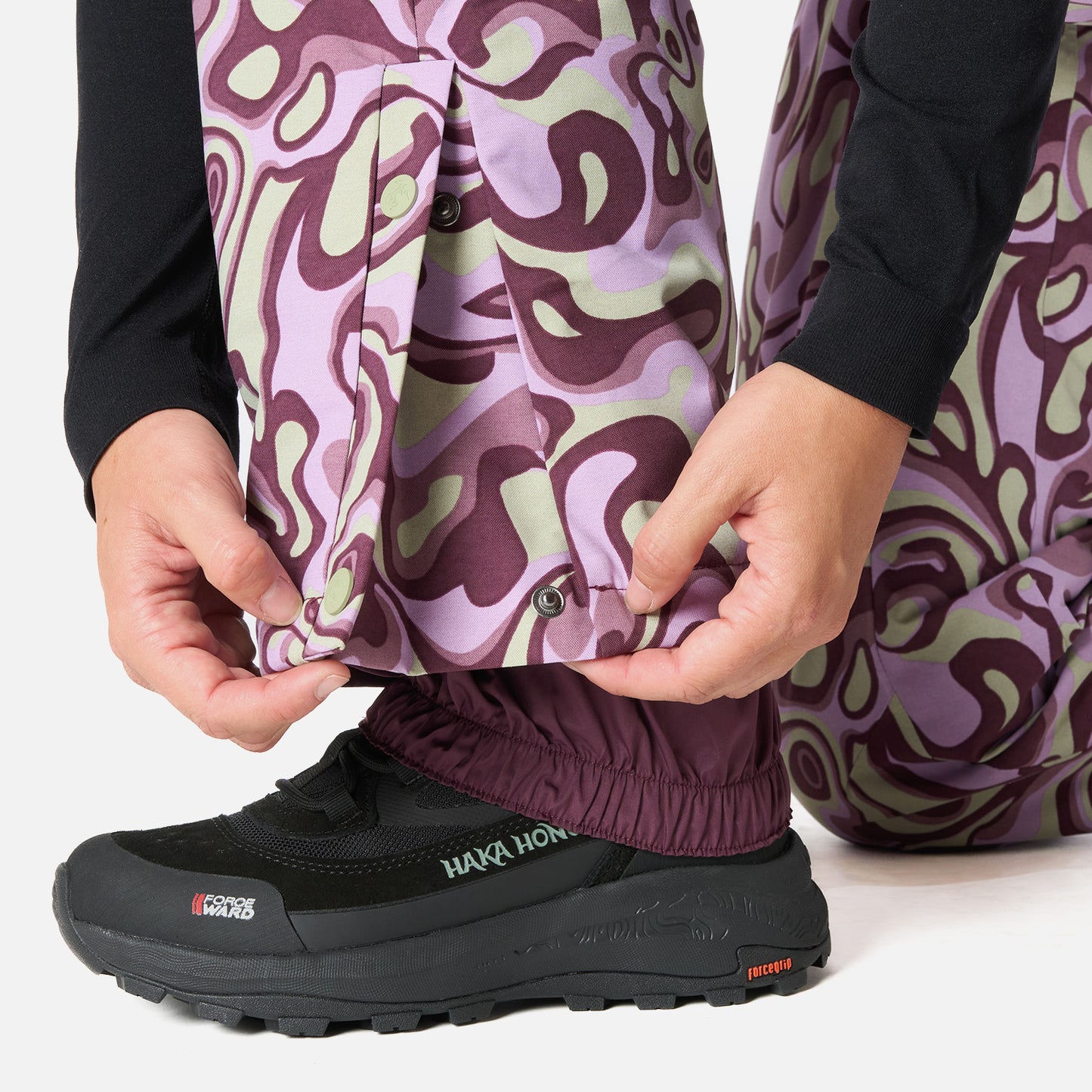 Pantalón Mujer Kunk Print Malva Haka Honu