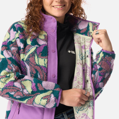 Polar Mujer Zip-porrito Print Morado Haka Honu