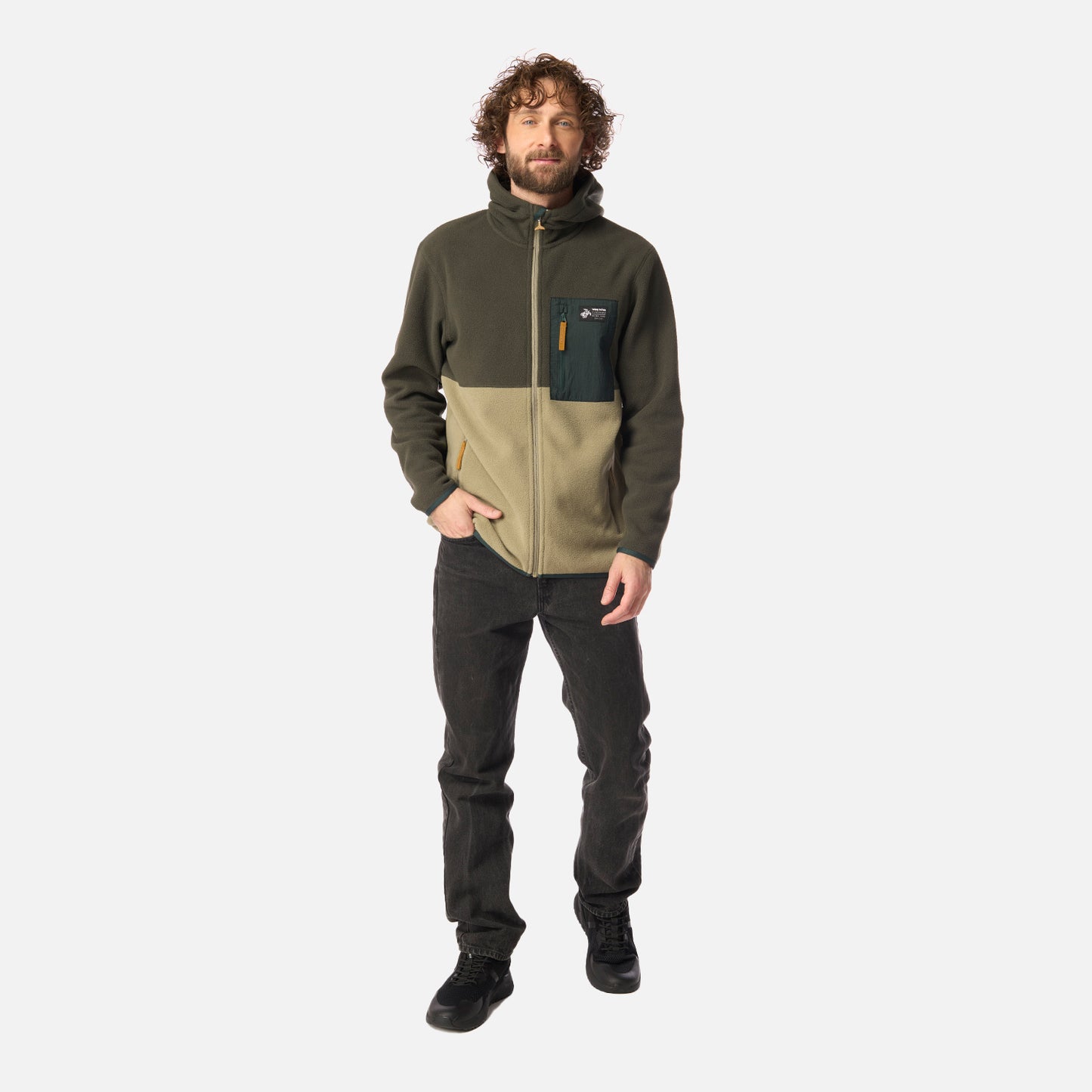 Polar Hombre Leñero Verde Militar Haka Honu