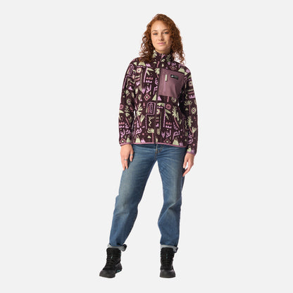 Polar Mujer Ruil Print Burdeo Haka Honu
