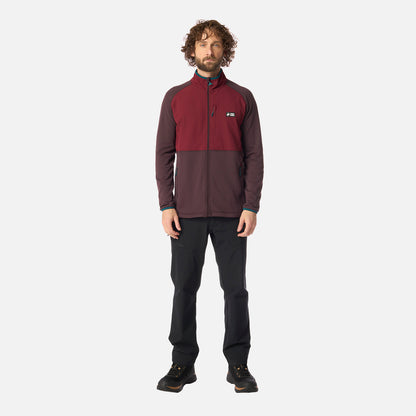 Polerón Hombre Taina Full Zip Burdeo Haka Honu