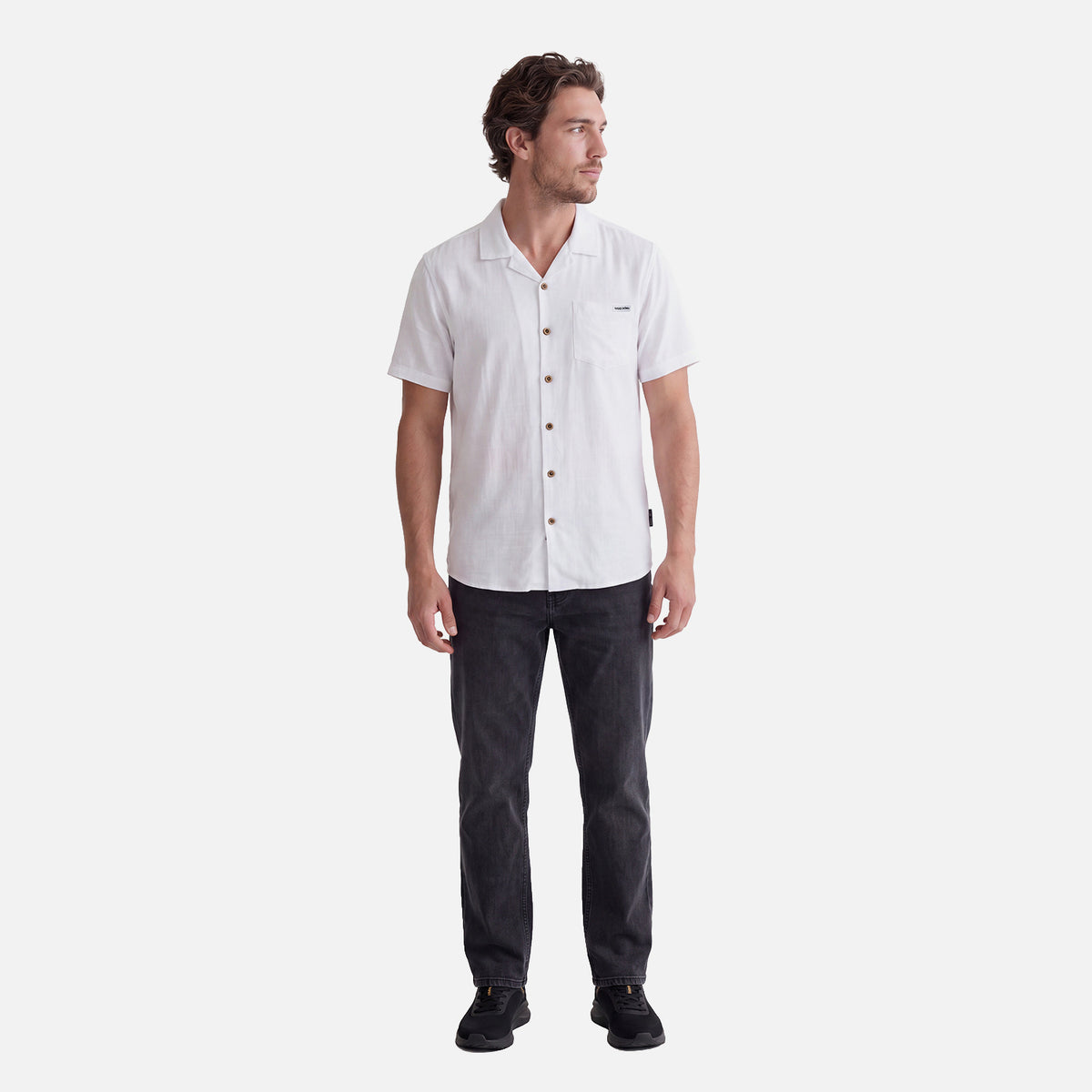 Camisa Hombre Linaje Blanco Haka Honu