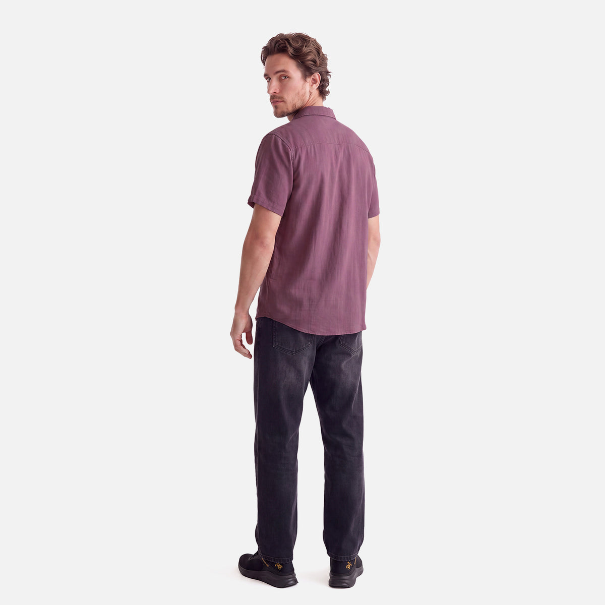 Camisa Hombre Linaje Lila Haka Honu