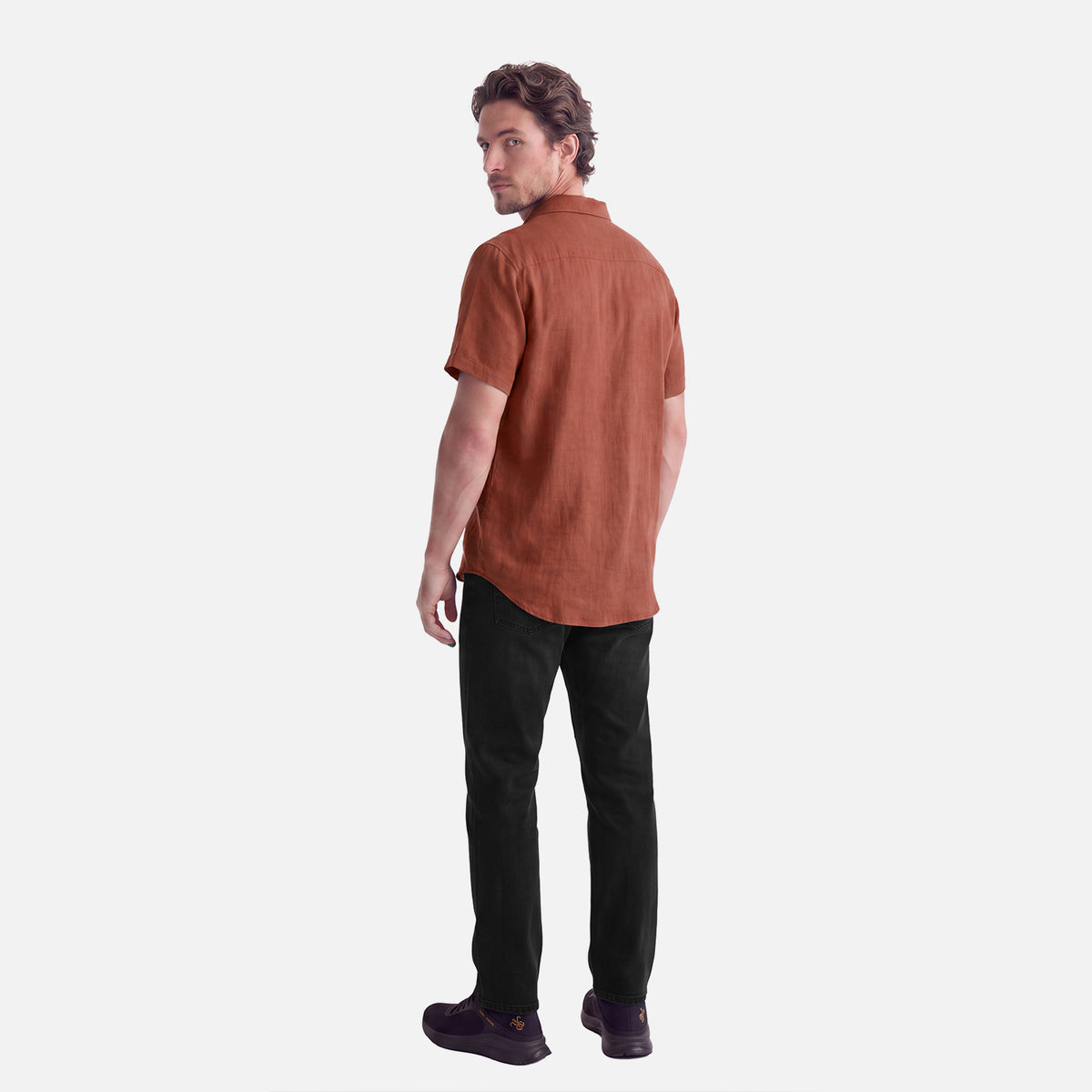 Camisa Hombre Linaje Terracota Haka Honu