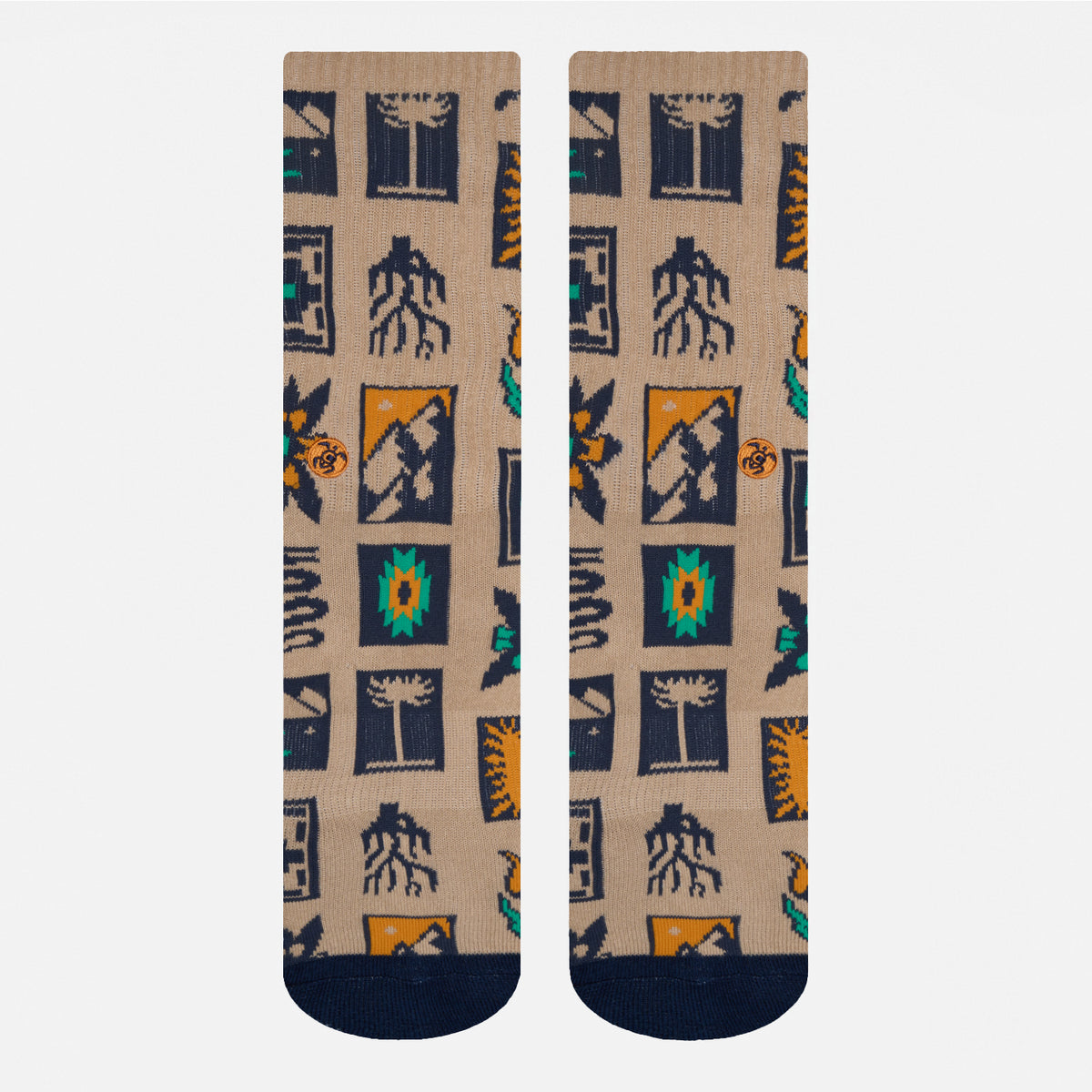 Calcetines Hombre Las Tres Puntas Pack Largo Arena / Café / Negro Haka Honu