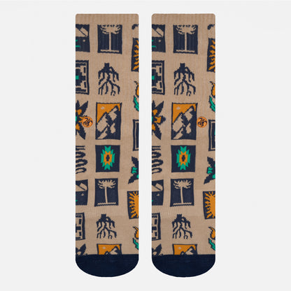 Calcetines Hombre Las Tres Puntas Pack Largo Arena / Café / Negro Haka Honu