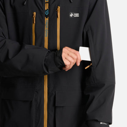 Chaqueta Hombre Viento Blanco Negro Haka Honu