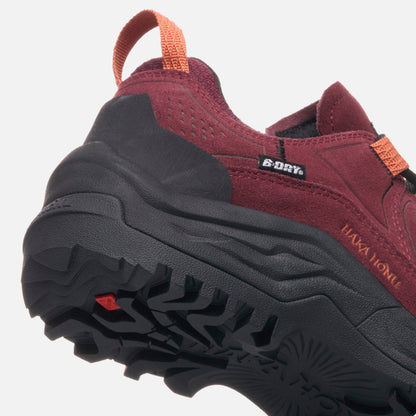 Zapato Mujer Pampa Low Burdeo Haka Honu