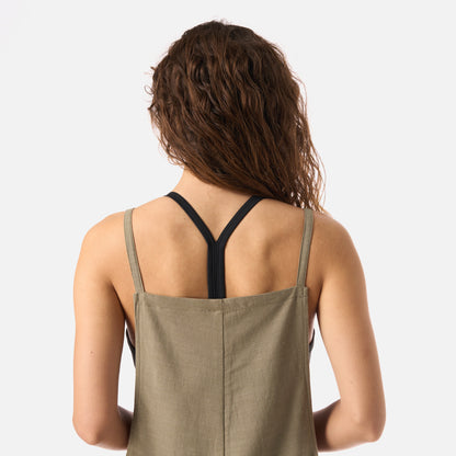 Jardinera Mujer Cultivadora Corta Verde Oliva Haka Honu