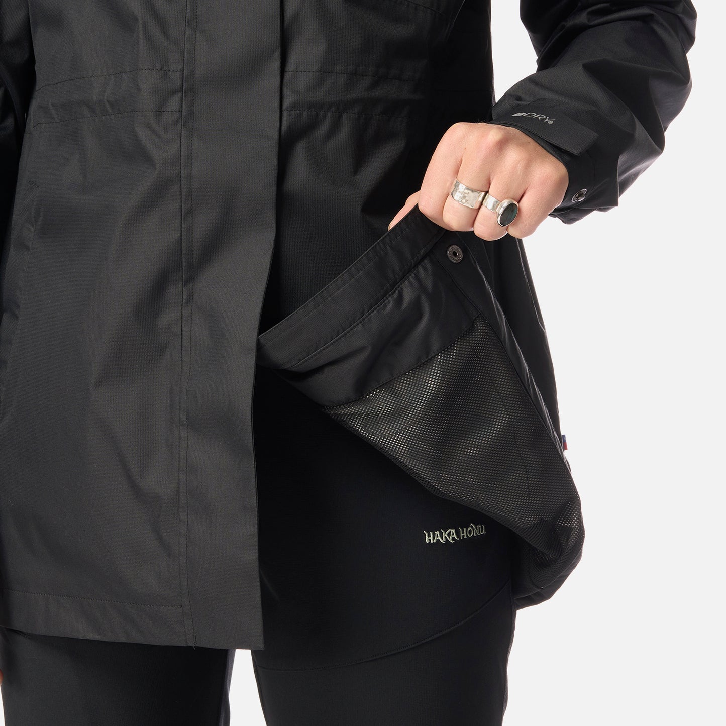 Chaqueta Mujer Kauai Negro Haka Honu