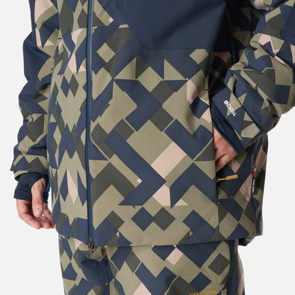 Chaqueta Hombre Yeti Print Verde Oliva Haka Honu