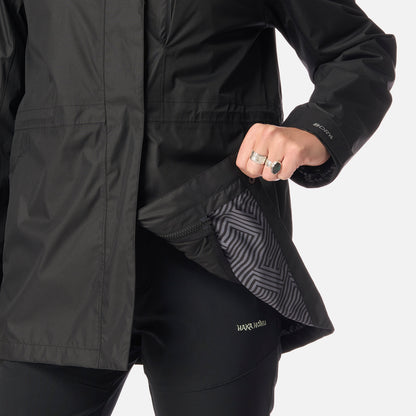 Chaqueta Mujer Corteza Negro Haka Honu