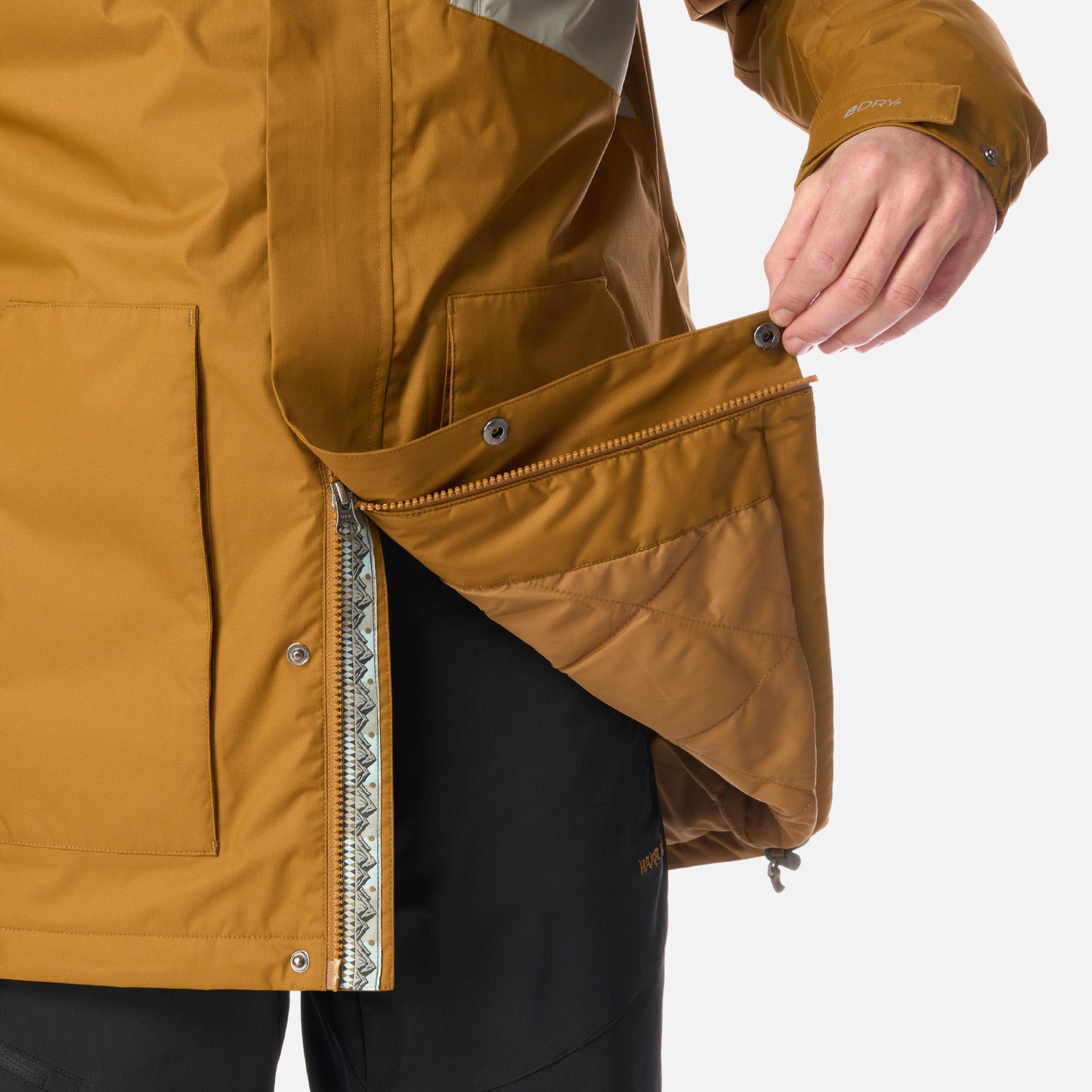 Chaqueta Hombre Terranova Mostaza Oscuro Haka Honu