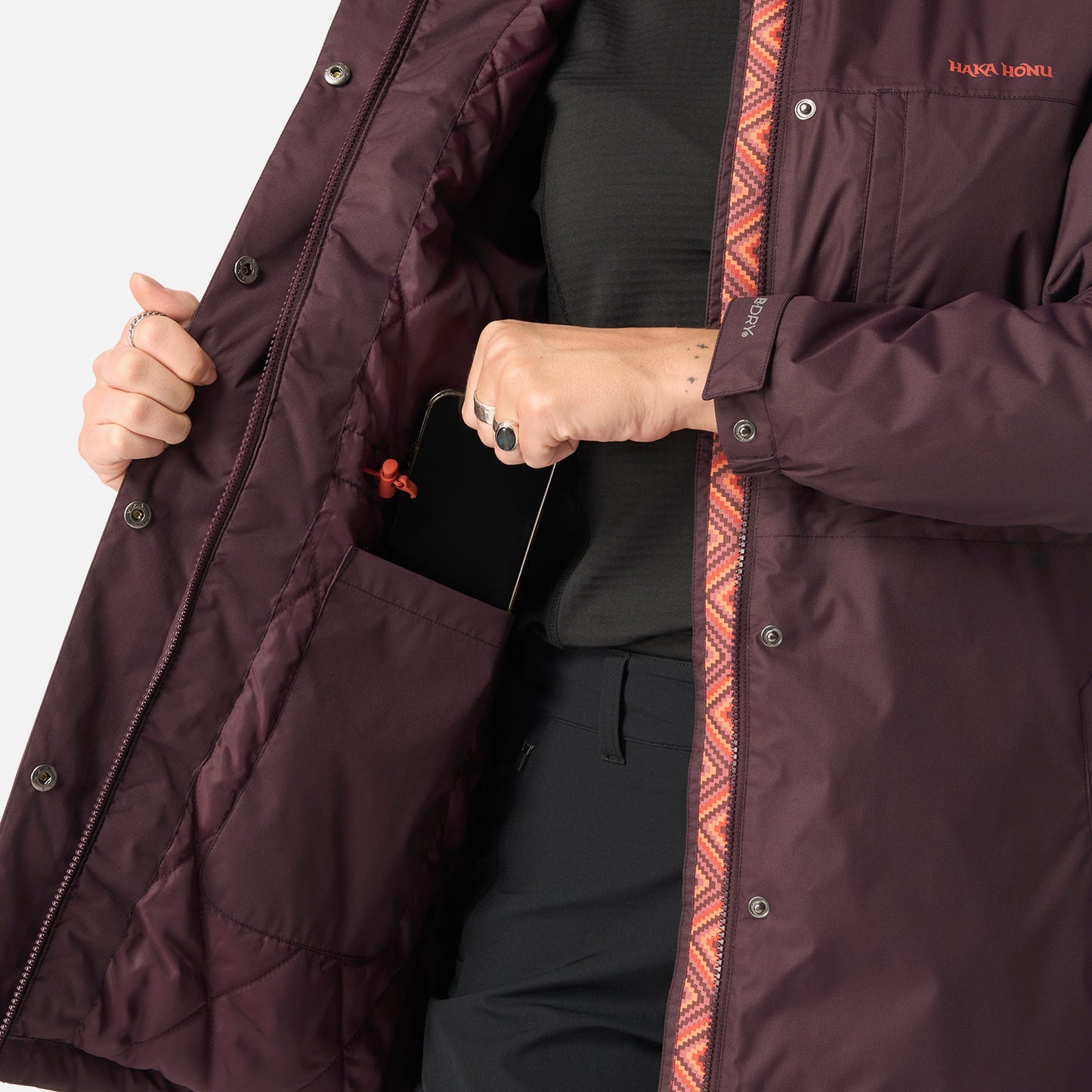 Chaqueta Mujer Terranova Burdeo Haka Honu