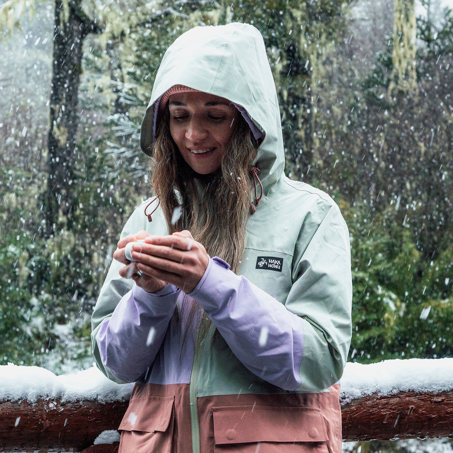 Chaqueta Mujer Viento Blanco Jade Haka Honu