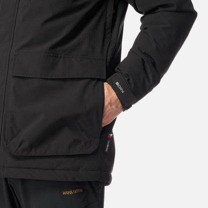 Chaqueta Hombre Diluvio Negro Haka Honu