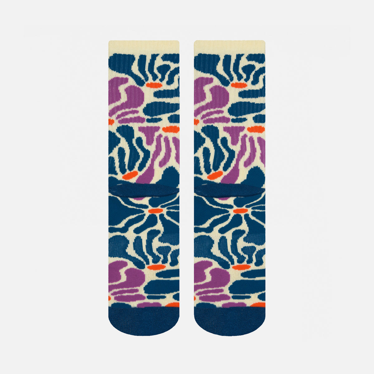 Calcetines Mujer Las Tres Puntas Pack Medio Azul / Celeste / Burdeo Haka Honu