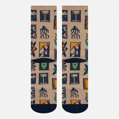 Calcetines Hombre Las Tres Puntas Pack Largo Arena / Café / Negro Haka Honu